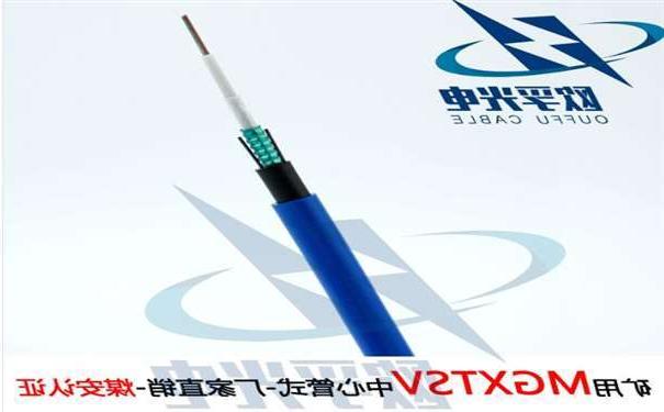 朝阳市欧孚MGXTSV-8B1 矿用单模阻燃光缆G652D纤芯煤安证书